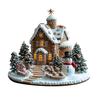 Winter Snow House Acrylic Decoration 2D Flat Nativity Scene Table Sign Christmas