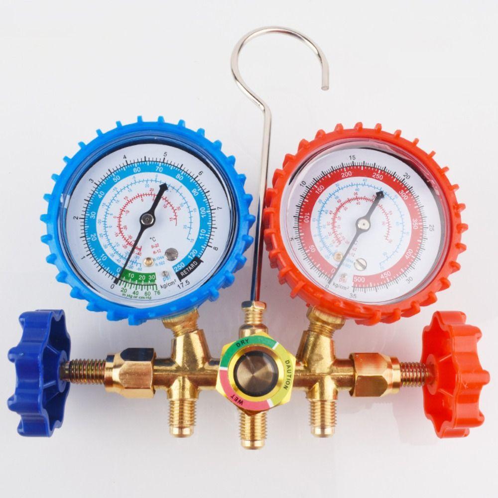 3 Way R410A Manifold Gauge Set  for R410a R22 R134a R404a Refrigerant