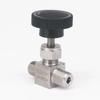 Игольчатый клапан 1/4" NPT наружная резьба, нержавеющая сталь 304, для воды, газа, масла, регулировка потока, 64 бар