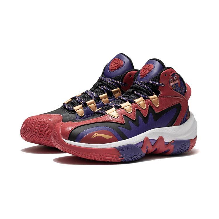 Баскетбольные кроссовки Li Ning Youth Pioneer Team 2.0 Stable Support Low-Top Детские кроссовки Cinnabar-Red YKBS004-13