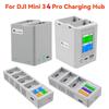 Mini 4 Pro Battery Charger for DJI Mini 4 Pro Mini 3 Pro Accessories Series Two-Way Charging Hub Dual Batteries Rapid Charging