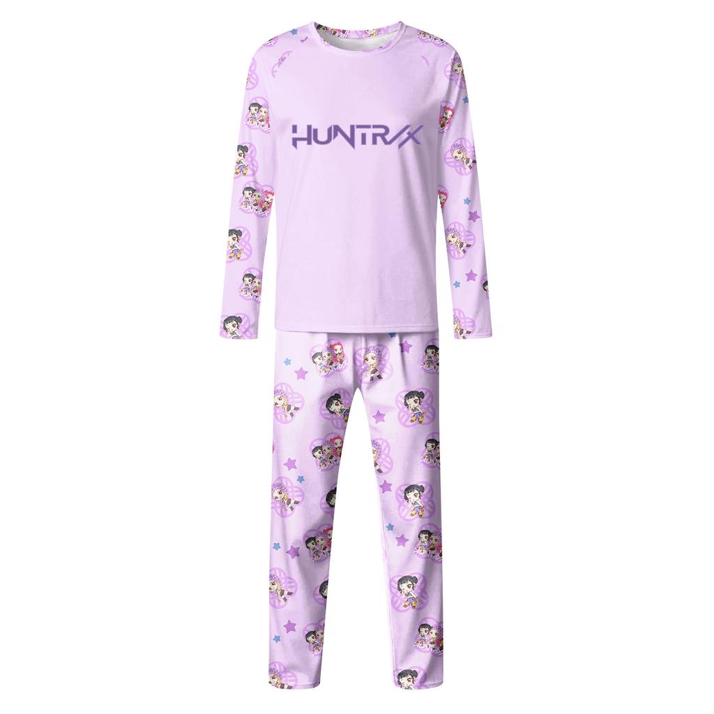 Мультяшный принт с буквами, семейный комплект с длинным рукавом, костюм родитель-ребенок, домашний костюм, осень