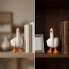 Утка со средним пальцем 3D Фигурка Статуя утки Напечатанная Скульптура жеста Дом Офис