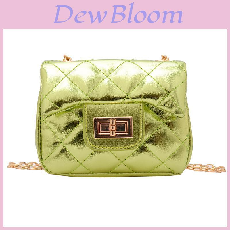 Children Fashion Pu Shoulder Bag With Embroidery And Quilted Design For Girls