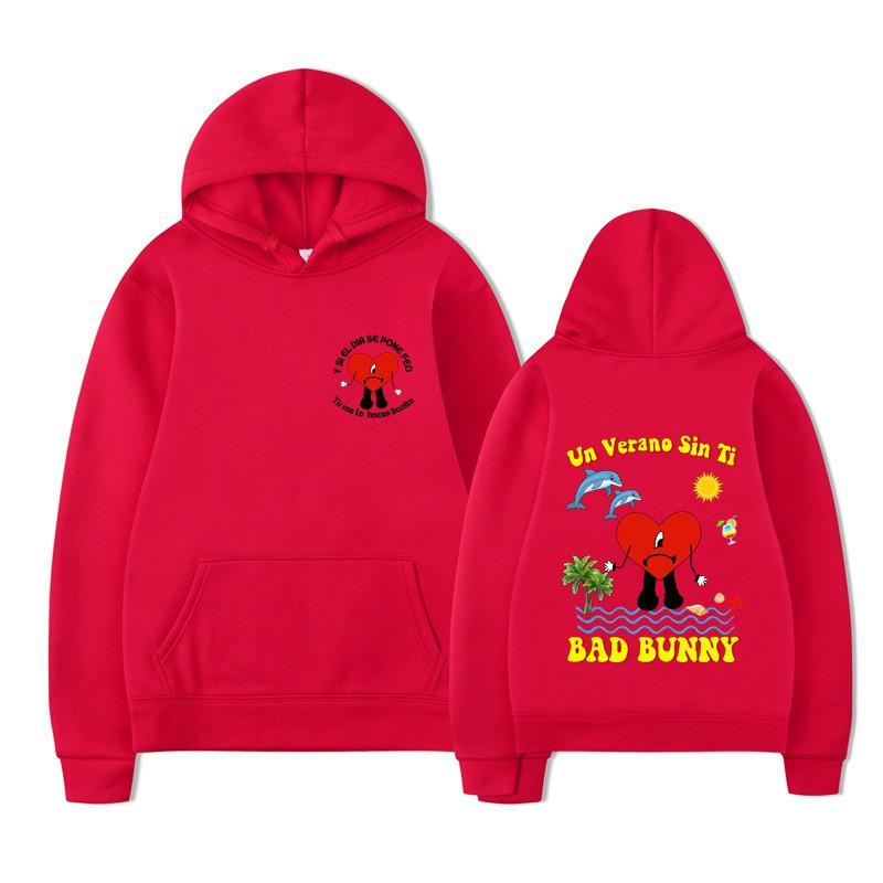 Bad Bunny Un Verano Sin Ti Hoodie Men Women Casual Graphic Sweatshirt