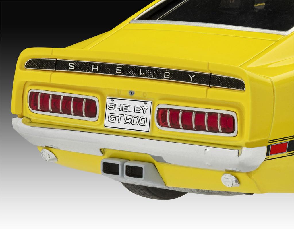 Немецкий Revell Shelby Mustang GT500 пластиковая модель сборочный комплект 07729 1/25 '70 (Машина)