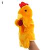Funny Animal Rooster 27cm Hen Doll Plush Hand Glove Puppet Kids Intelligent Toy
