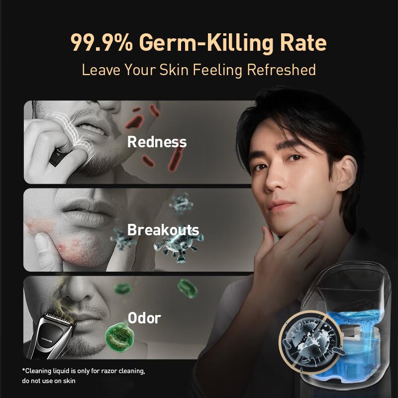 Braun Сменные картриджи Clean & Renew CCR4 Чистящая жидкость для аксессуаров бритвы Braun, 4 коробки