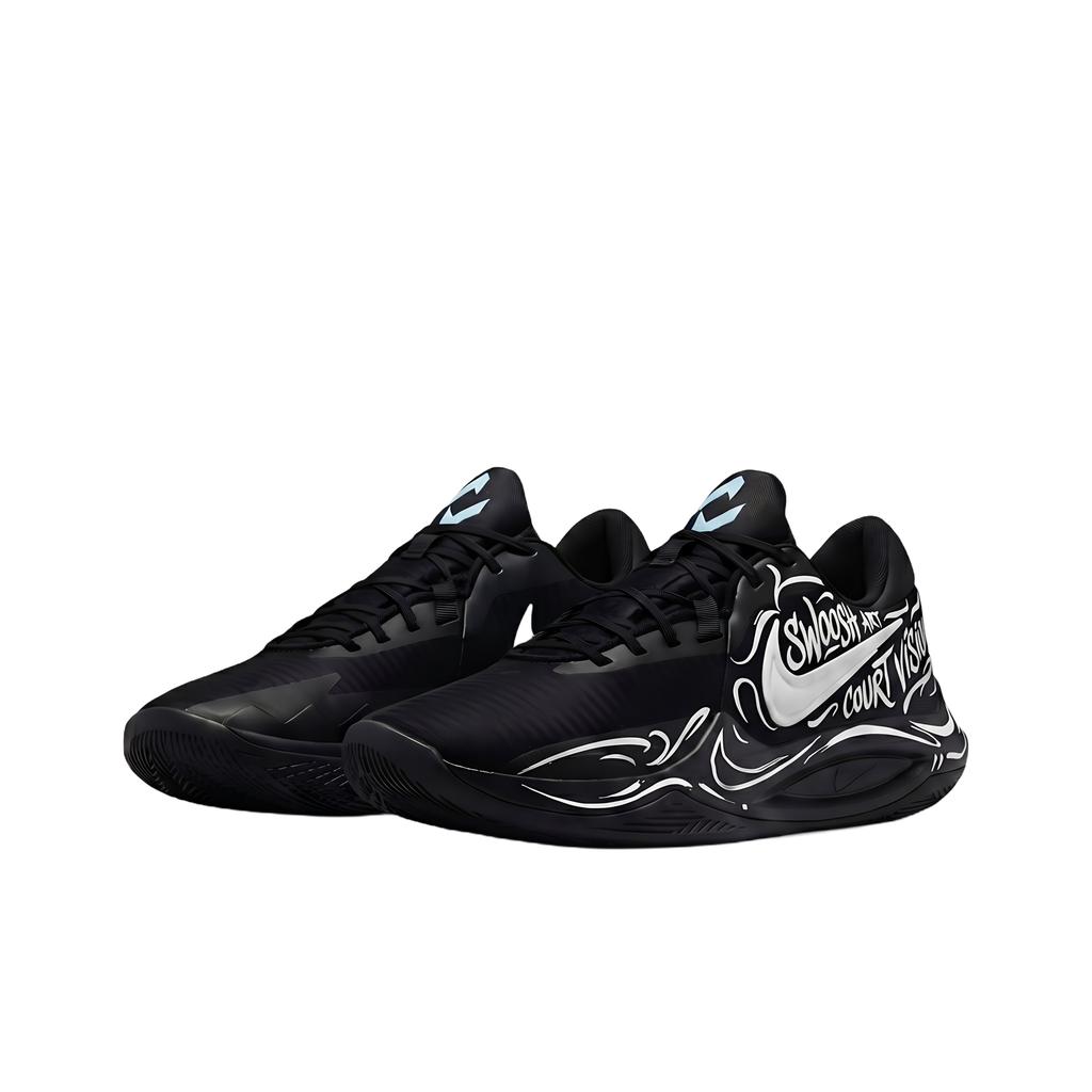 Nike Precision 6 Low top Men's Basketball Shoes Men's Black IO7605-040(Team942-)