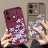 Простой цветочный узор ТПУ мягкий чехол для Xiaomi 14T Pro 13T Poco F6 X6 Pro Redmi Note 14 13 Pro 12 11 10 матовый противоударный защитный чехол для объектива телефона