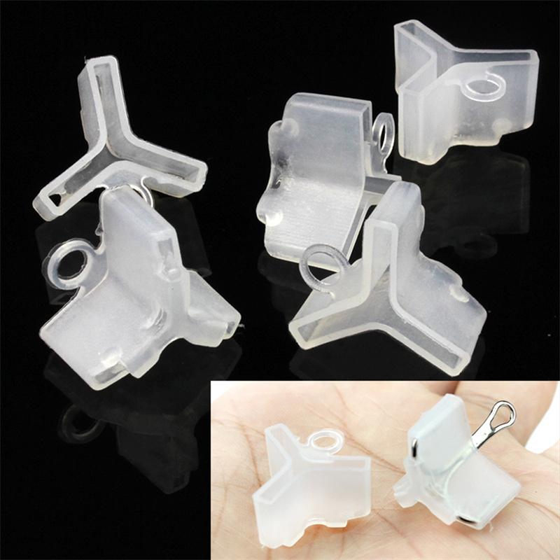 50pcs/set Fishing Hook Protection Guard Case Three Anchor Fishhooks Protective Grip Hook Protective Cover Carp Hooks Accessories