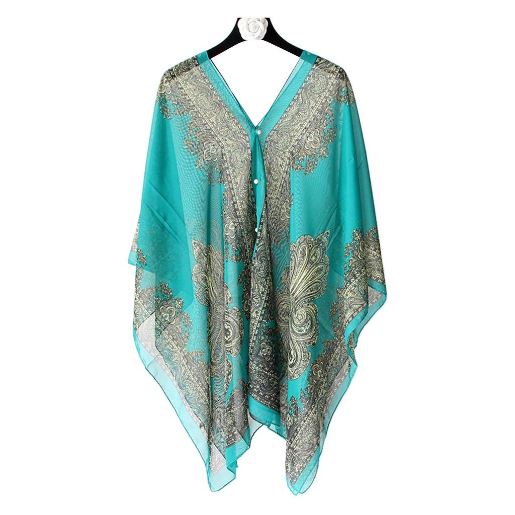 Fashion Women Chiffon Magic Shawl Beach Sunscreen Super Shawl Versatile N9M8