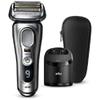 BRAUN 9457cc возвратно-поступательная бритва серии 9PRO, чистящая машина серии 9, аккумуляторная для мужчин (Модель алкоголя) [4 лезвия]