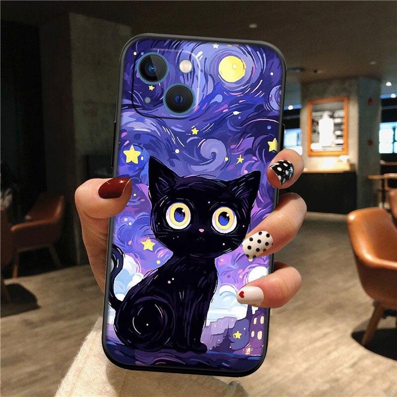 Cat Kitten Cute Shell Phone Case for Samsung Galaxy S20 S21 S22 Ultra FE Plus A21S A22 A24 A25 A26 A30 A30S A31