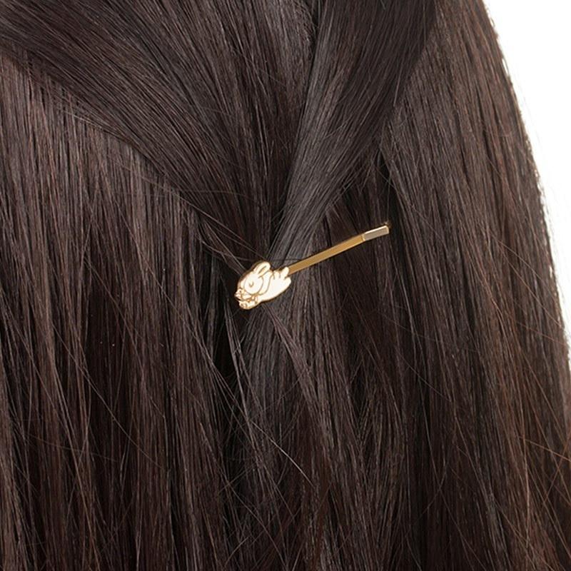 Заколки для волос из цинка, 3D-заколки для волос в виде планеты, астронавта, кролика, модные женские аксессуары для волос