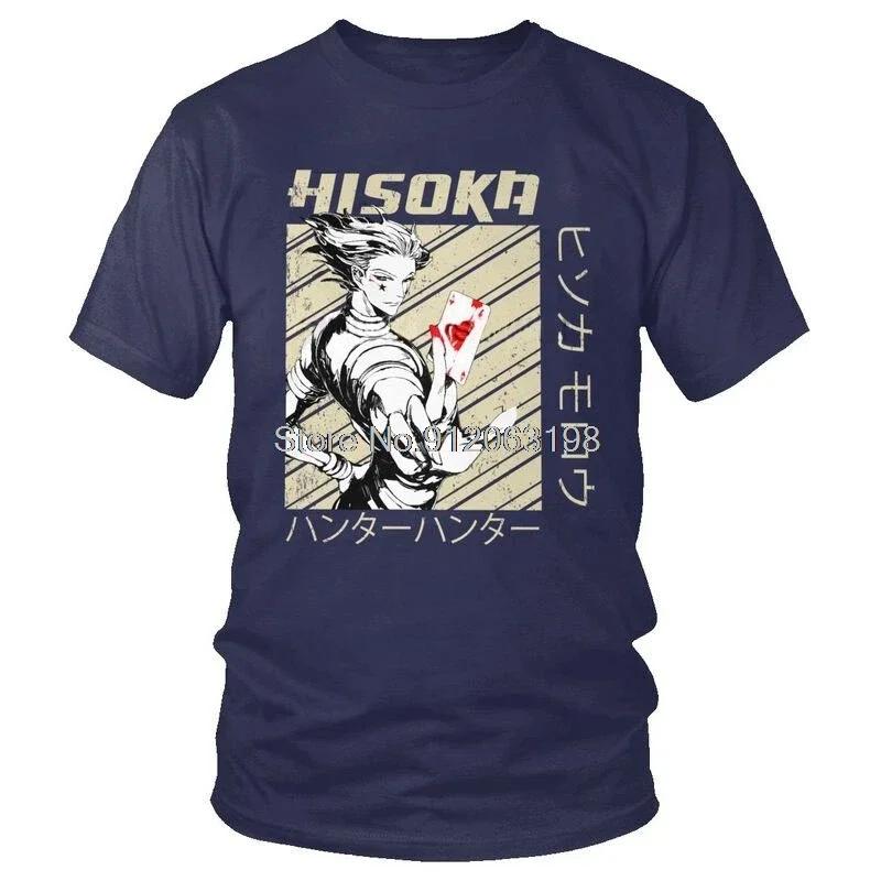 X Hunter Hunter Morou футболка мужская уличная одежда аниме манга футболка короткий рукав Hxh Hisoka Morow футболка хлопковая футболка верхняя одежда