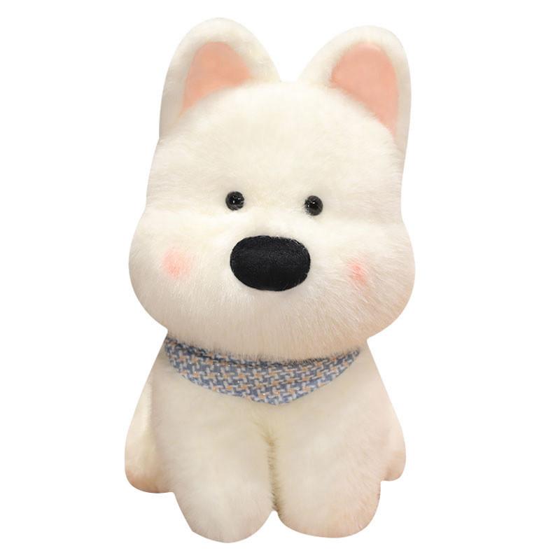 Adorable Plush West Highland Terrier Dog Doll Soft Toy For Kids And Girls Gifts