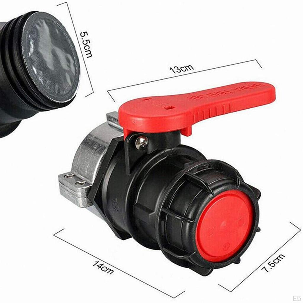 Durable Garden Water IBC Tank Container Adaptor Adapter Replace Barrel Valve Stop Valve, Install