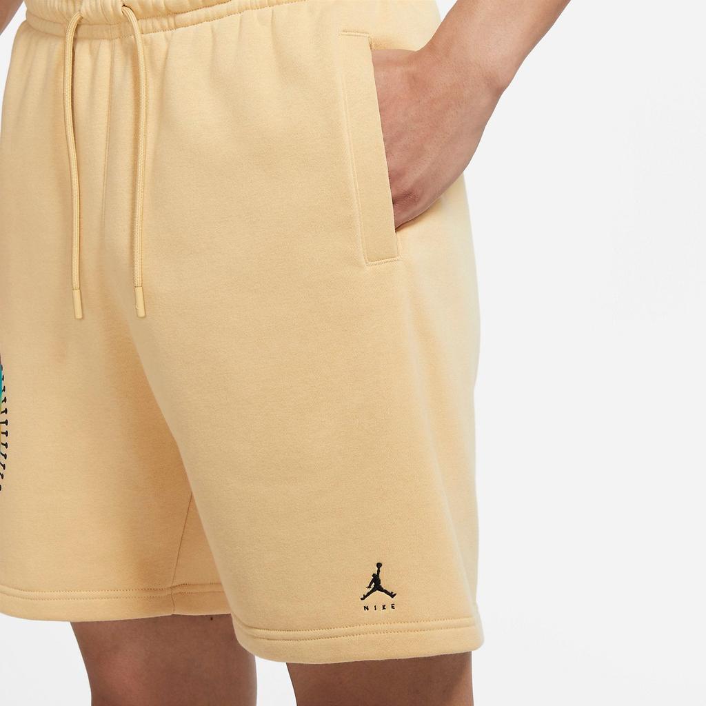 Jordan Дышащие повседневные шорты с принтом, мужские шорты цвета хаки DQ7553-252