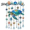 Sunlight Reflective Decoration Style Sea Acrylic Hanging Window Ocean Animal Stained Glass Turtle Whale Dolphin Suncatcher Lightweight Hanging