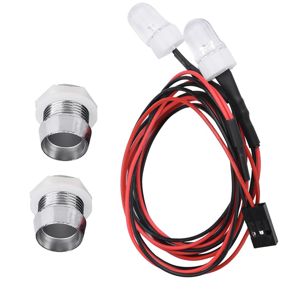 2 шт. 20 мм фара RC аксессуар светодиодные фонари для модели Drift Car Vehicle (20# Белый свет)