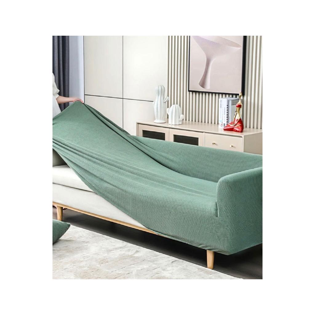 Лайкра, стрейч, эластичный, гибкий, моющийся, трехместный чехол для дивана с квадратным узором, чехол для дивана