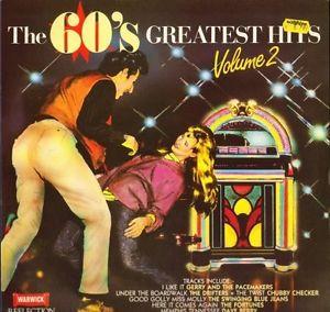 LP Record VARIOUS - The 60's Greatest Hits Volume 2  WW2020 Warwick Records 1986 UK Rock Used