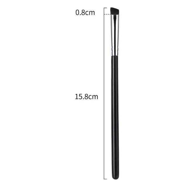 1 шт. Кисть для подводки глаз, контурная подводка для бровей, угловая кисть, портативная маленькая угловая кисть для подводки бровей, женский макияж, косметические инструменты