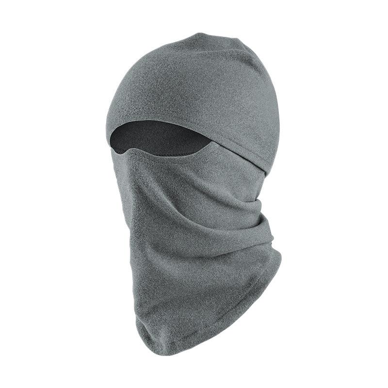 Winter Scarf, Mask, Integrated Warm Hat, Men's Windproof and Cold-proof Knitted Pullover, Outdoor Women's Cycling Hat