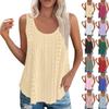 Women's Round Neck Loose Sleeveless T-Shirt Top