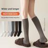 Calf Socks for Women In Spring and Autumn, High Thigh-high Thigh-long Socks, Solid-colored Cotton Socks, Long Socks