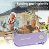 Портативная овощечистка, многофункциональный нож для очистки овощей, острое лезвие из нержавеющей стали, складной дизайн, ручная портативная картофелечистка