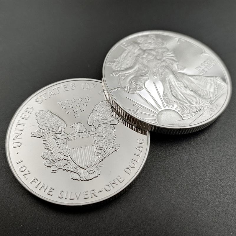 Монета United Statue Of Liberty Challenge 2021 года из чистого серебра, коллекционная Америка Ко