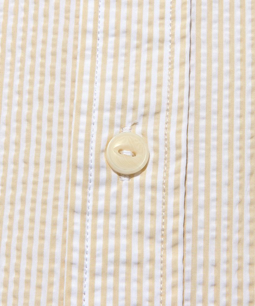 LEE Loco Pocket Seersucker Short Sleeve Shirt Light Beige