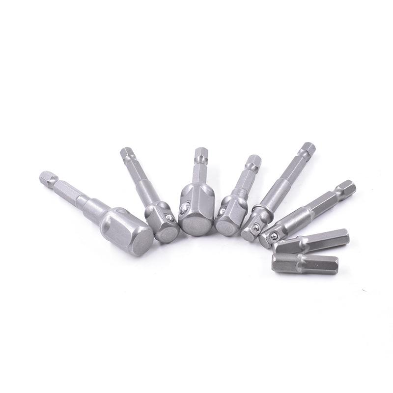 Набор из 8 переходников для розеток: Шестигранная ручка 1/2, 1/4, 3/8 дюйма с соединением бусин