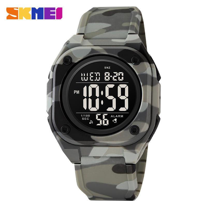 Moment Beauty Brand Watch 2160 Male and Female Students Square Multifunctional Sports Electronic Watch Waterproof Watch