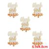 10pcs /Lots Fashion Black Girl Magic Mbroidered Patches Cartoon Letter Slogan Patch Iron On Patches For Clothing Jackets Diy 