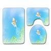 Animation Bathroom Floor Mat Three-Piece Bathroom Carpet Toilet Mat Set Door Mat Bathroom Non-Slip Mat