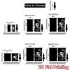 2D flat printing 2pcs Curtain Party Curtains Cute Panda on Bamboo(1) Digital Printed Polyester Drapes Family Party Decoration
