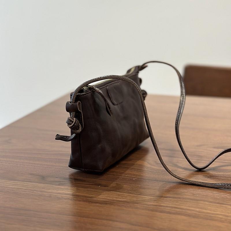 Johnature Текстурированная наплечная сумка женская из натуральной кожи, ретро, универсальная, для поездок на работу, кроссбоди, мини-сумка для телефона