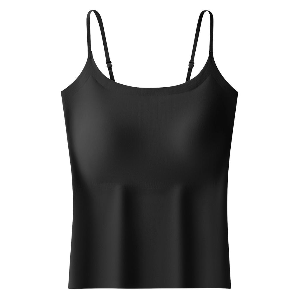 Женская однотонная рубашка с чашкой для йоги, спортивное нижнее белье, жилет