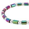 Magnetic Bracelet Delicate Pain Relief Jewelry Colorful Beaded Magnet Therapeutic Bangle