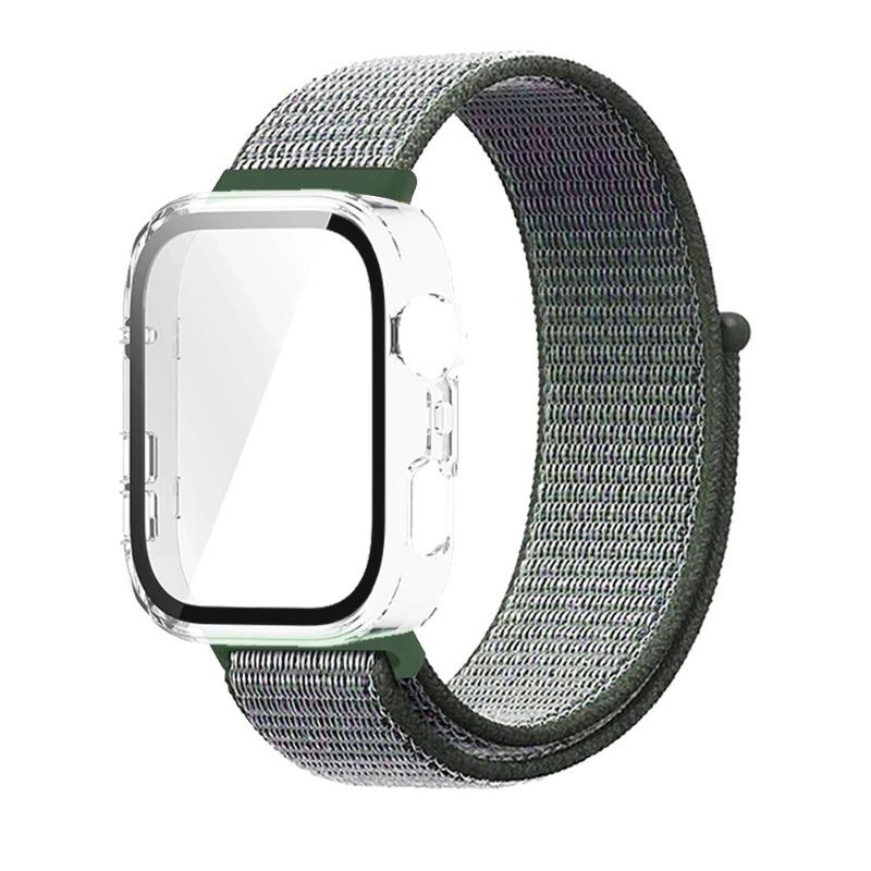 Нейлоновый ремешок + ПК-корпус для Huawei Watch Fit 3/4/4 Pro Защитный чехол от падения + Удобный дышащий браслет Ремешок Correa