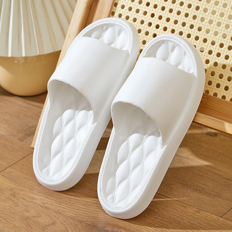 Летние женские домашние тапочки, обувь на плоской подошве, домашние шлепанцы из ЭВА, женские нескользящие домашние тапочки для ванной комнаты