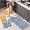 Кухонный ковер Минималистичный коврик для пола Коврик для ванной при входе Грязеотталкивающий коврик Коврик для пола