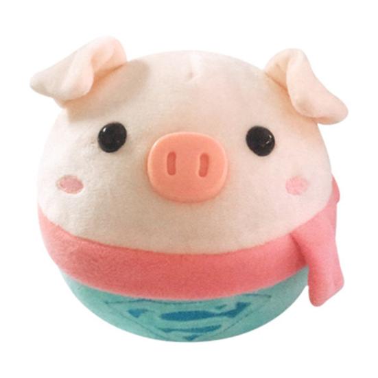 Активная двигающаяся плюшевая игрушка для питомца, интерактивный мяч для питомца, моющаяся мультяшная пищащая свинья, игрушка для собак, щенков, для снятия тревоги и упражнений