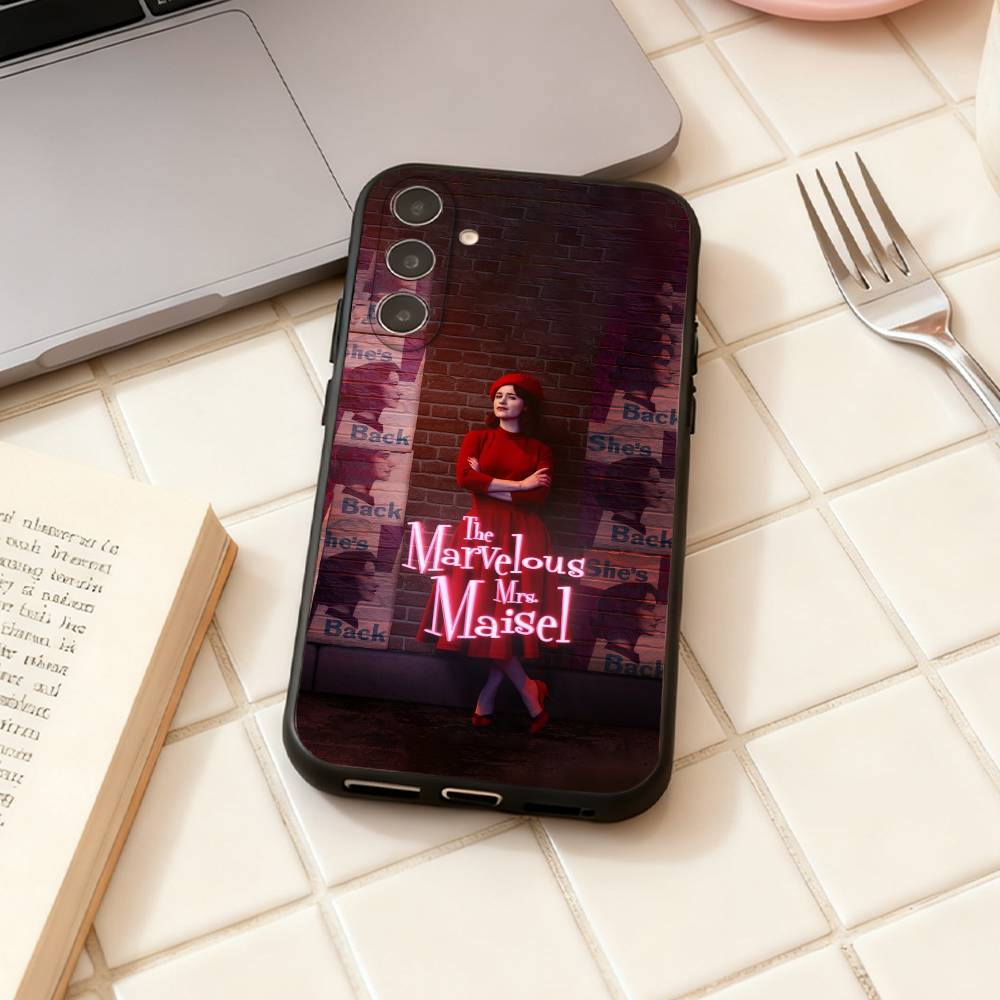 М-Чудесная миссис. Чехол Maisel для Samsung Galaxy A73, A72, A71, A70, A53, A52, A51, Другие, Мягкий черный корпус