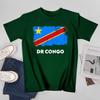 Unisex Unisex DR Congo Flag Democratic Republic Of Congo Formerly Zaire Tshirt Tees T Shirts WoUnisex Boys 100 Cotton TShirt