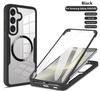 Прозрачный чехол с магнитной адсорбцией для Samsung S26/S25FE/S22/S24/S23 Ultra/A17/A16A - Полное покрытие