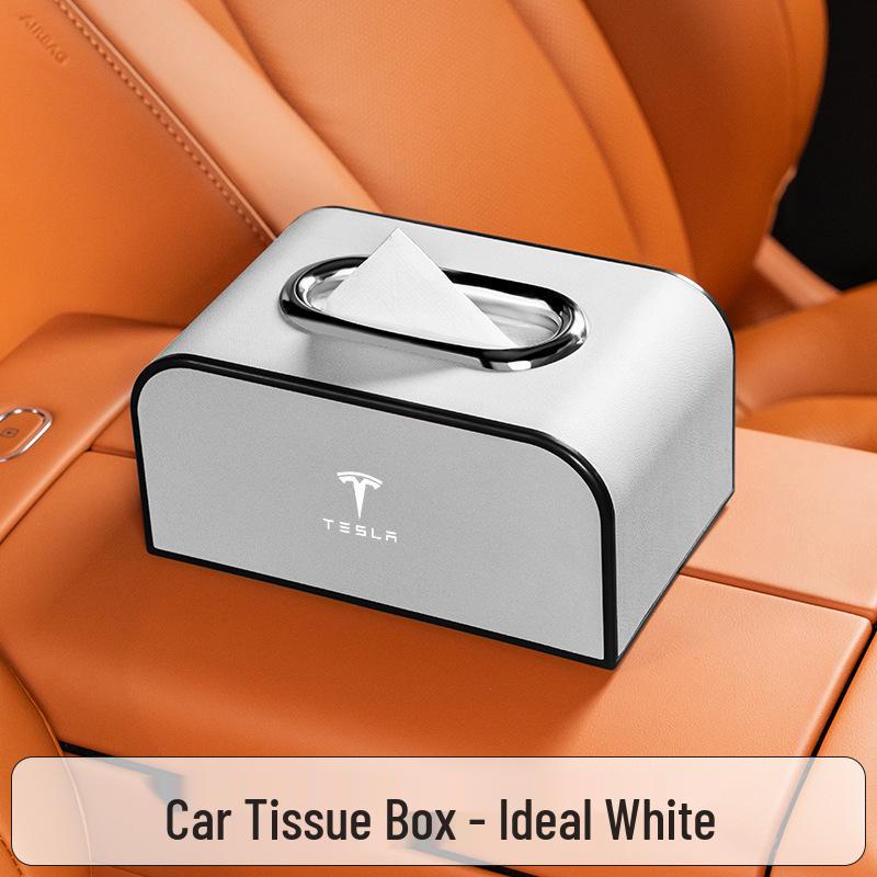 Tesla Model Tissue Box for Armrest or Seat Back